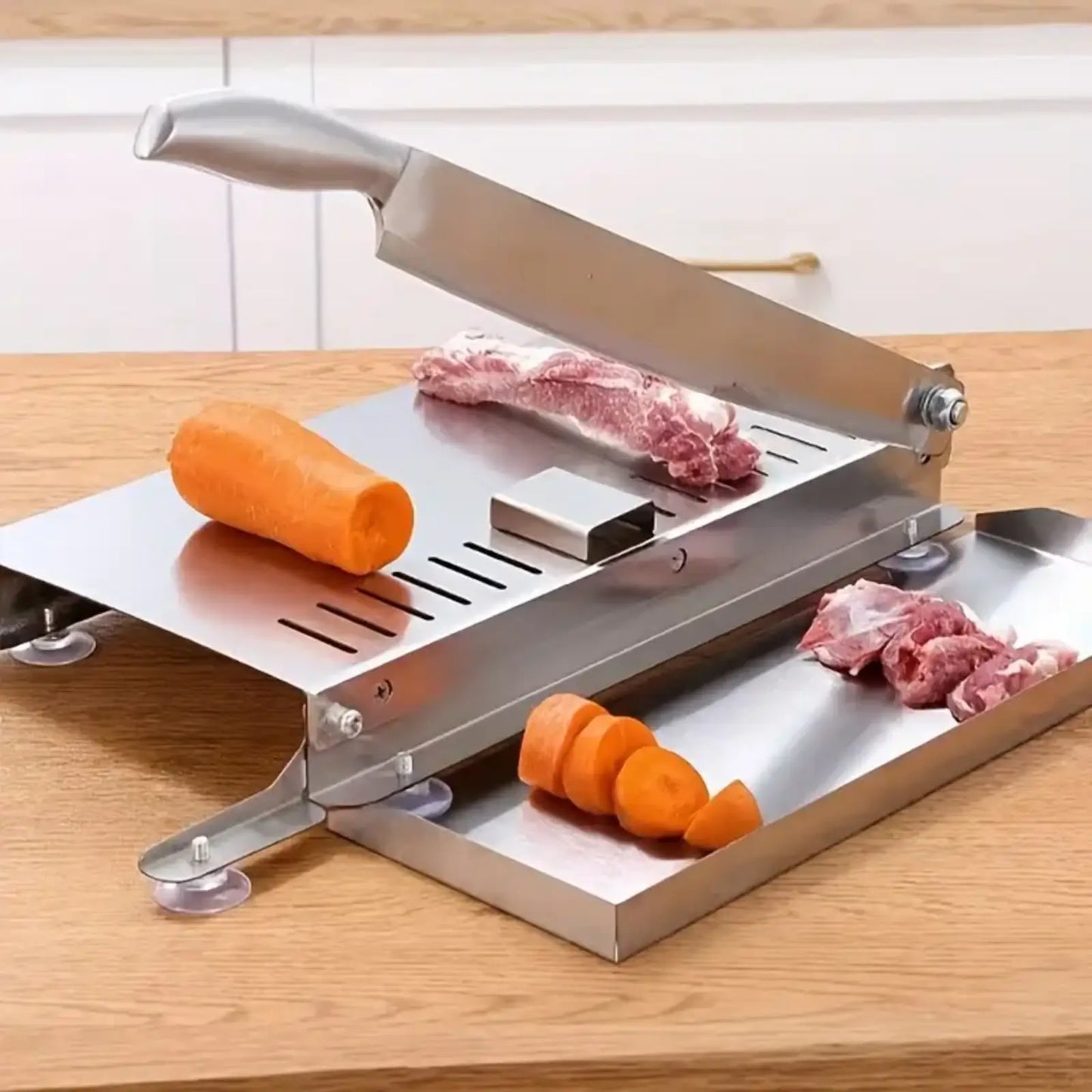 Stainless Steel Manual Meat Slicer