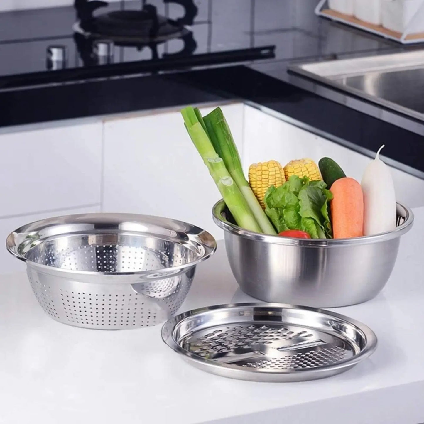 Stainless Steel Kitchen Bowl Set