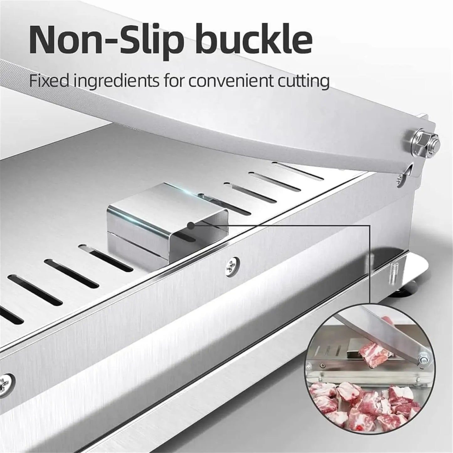 Stainless Steel Manual Meat Slicer