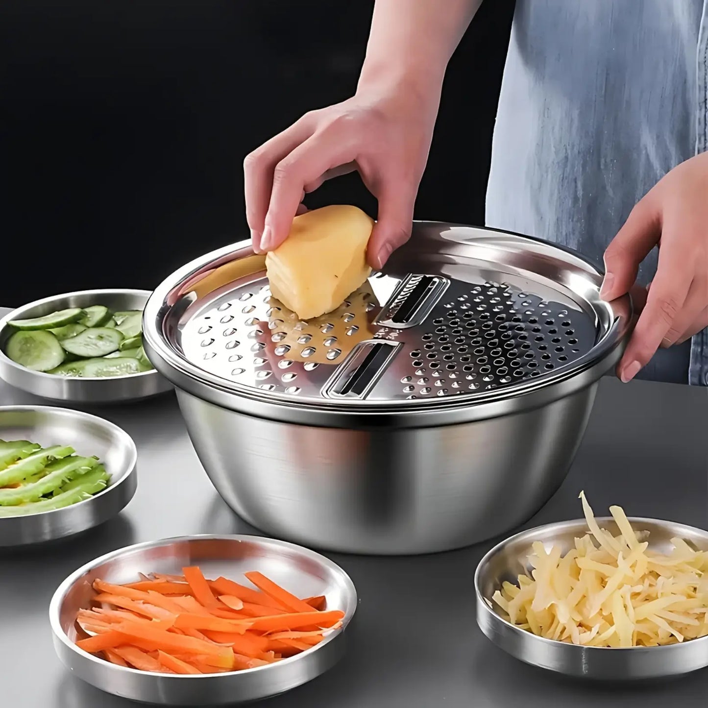 Stainless Steel Kitchen Bowl Set