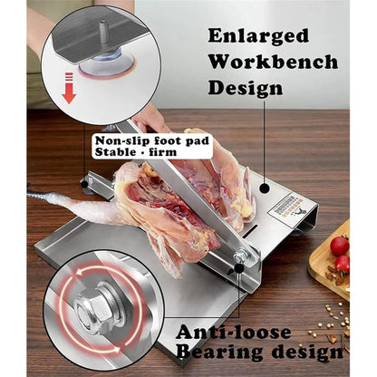 Stainless Steel Manual Meat Slicer