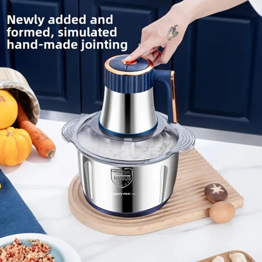 Stainless Steel Multi-Function Meat Grinder & Dough Mixer