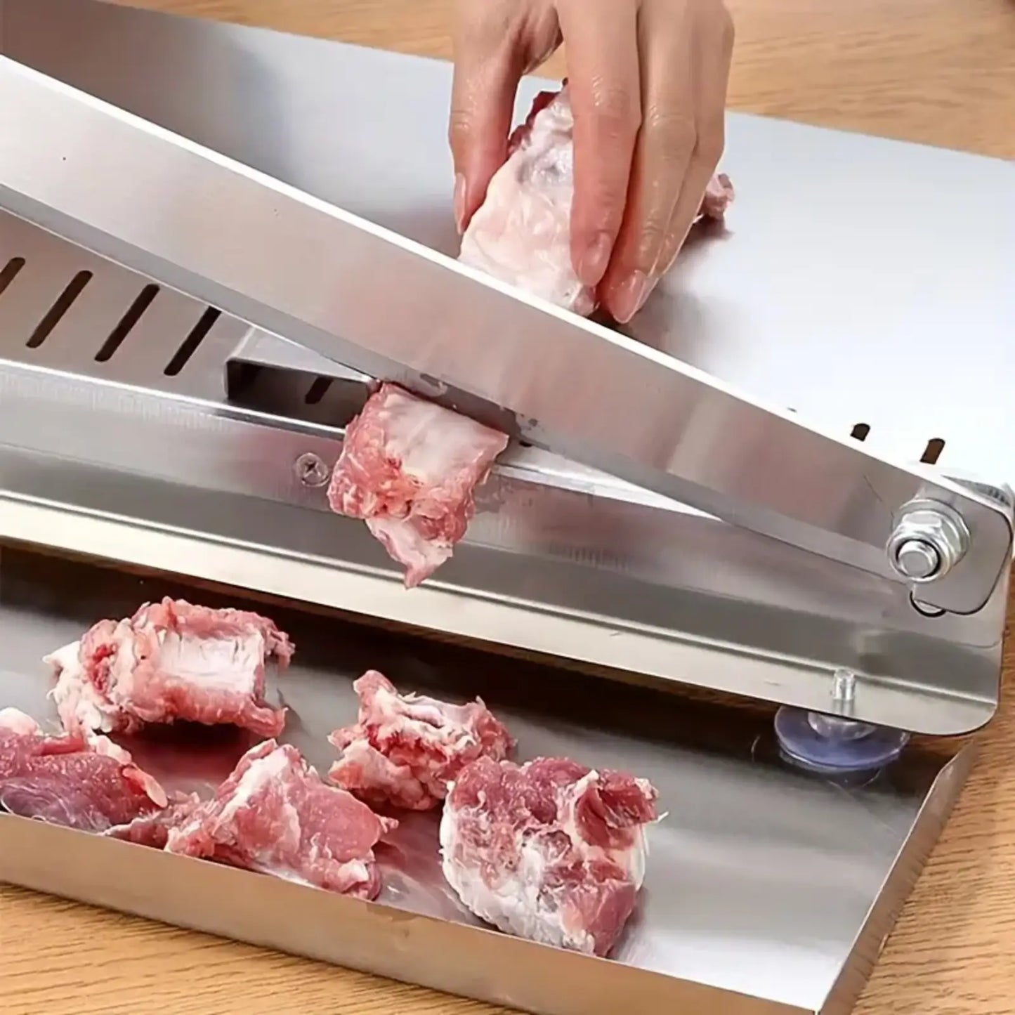 Stainless Steel Manual Meat Slicer